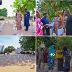 Ministry of Women Affairs and Child Development, Taraba State, Distributes Food Items and Cash to Staff and other Beneficiaries