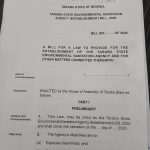 Taraba Assembly Passes Environmental Sanitation Agency Establishment Bill, 2025